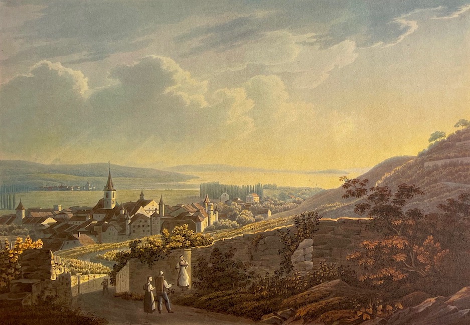 WETZEL (Johann-Jakob) Voyage pittoresque aux lacs de Morat, Neuchâtel et Bienne. Genève, Slatkine, 1982. – Image 3