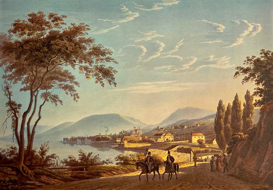 WETZEL (Johann-Jakob) Voyage pittoresque aux lacs de Morat, Neuchâtel et Bienne. Genève, Slatkine, 1982. – Image 6