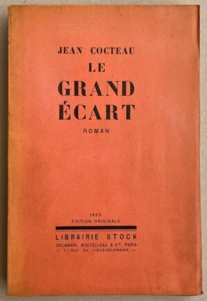 COCTEAU (Jean) Le grand écart. Paris, Stock, 1923.