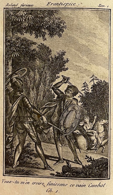 L'ARIOSTE (Ludovico Ariosto, dit) - TRESSAN Roland Furieux, Poème héroïque de L'Arioste: Par Tressan, avec figures. A Paris, Chez Fr. Dufart, An 5 ou 1796. – Image 4