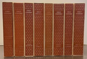 HEMINGWAY (Ernest) Oeuvres complètes. Paris, Imprimerie Nationale - André Sauret, 1963-1965.