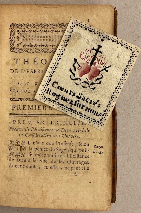 LA VIERGE (Albert de, R.P.) Théologie du coeur et de l'esprit, ou la religion spéculative et pratique. Avignon, Merande, 1755. – Image 3