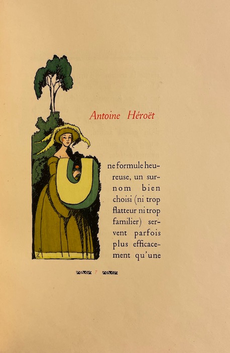 LARBAUD (Valery) Notes sur Antoine Héroët et Jean de Lingendes. Paris, Lapina (coll. Les images du temps), 1927. – Image 5