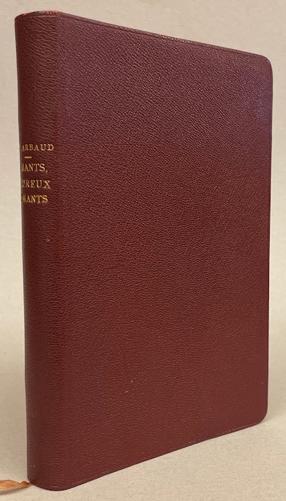 LARBAUD (Valery) Amants, heureux amants... Paris, Editions de La Nouvelle Revue Française, 1923. – Image 4