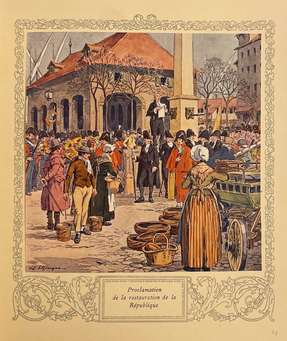 GUILLOT (Alexandre) La Restauration genevoise. Du traité de Saint-Julien à la Restauration (1603 - 1816). Genève, Atar, 1919. – Image 4