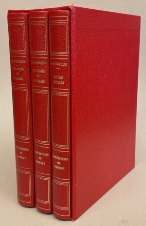 DUBOUT / BESANCON (Julien Dr.) Les jours de l'Homme - Le visage de la femme - Ne pas dételer. Sans lieu, André Sauret, 1966.