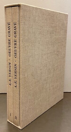 [YERSIN] - SIMECEK (Françoise) Catalogue raisonné de l'oeuvre gravé et lithographié de A.-E. Yersin. Lausanne, Françoise Simecek  et la Fondation William Cuendet & Atelier de Saint-Prex, 1983.