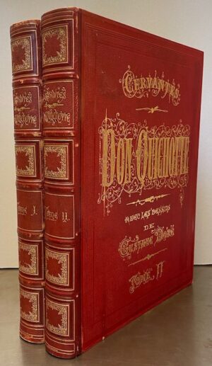 CERVANTES  SAAVEDRA (Miguel de) L'ingénieux Hidalgo Don Quichotte de la Manche. Paris, Librairie L. Hachette & Cie, 1869.