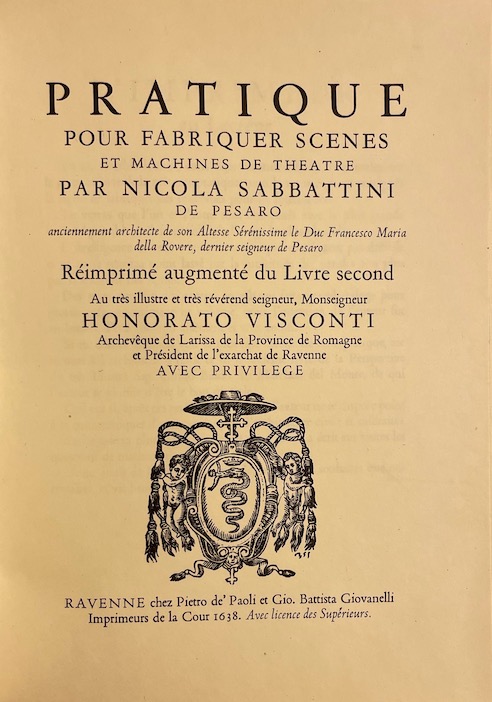 SABBATTINI (Nicola) Pratique pour fabriquer scènes et machines de théâtre. Neuchâtel, Ides et Calendes, 1942. – Image 2