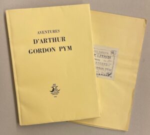 [NORTH] - POE (Edgar Allan) Aventures d'Arthur Gordon Pym. Neuchâtel, Ides et Calendes, 1942.