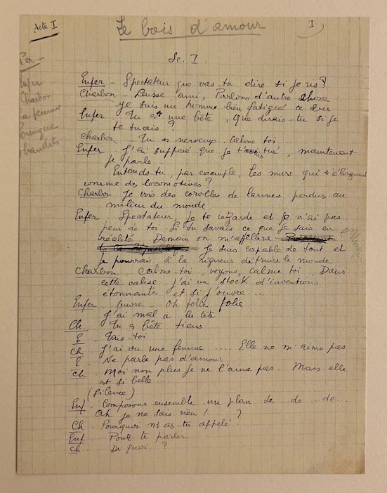 DESNOS (Robert) Le bois d'amour. Paris, Edition des Cendres, 1995. – Image 2