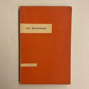 PICHETTE (Henri) Les Epiphanies. Paris, K éditeur, 1948.