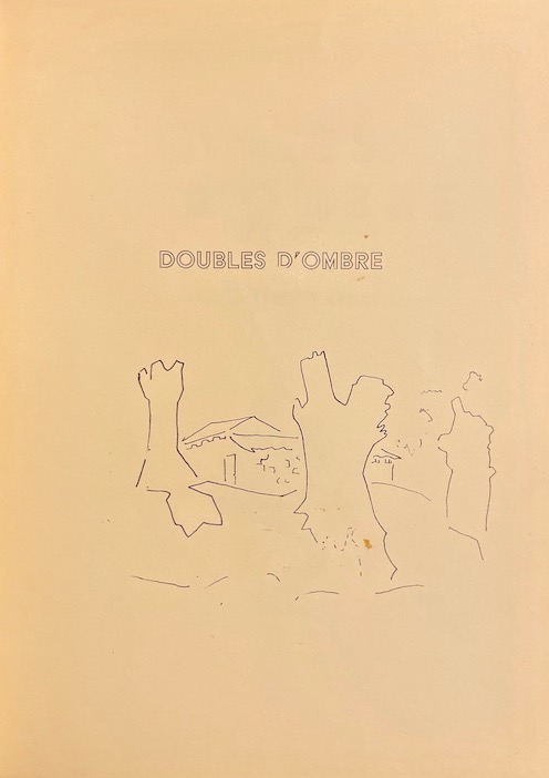 ELUARD (Paul) & BEAUDIN (André) Doubles d'ombre. Poèmes et dessins 1913-1943. Paris, Gallimard, 1945. – Image 2