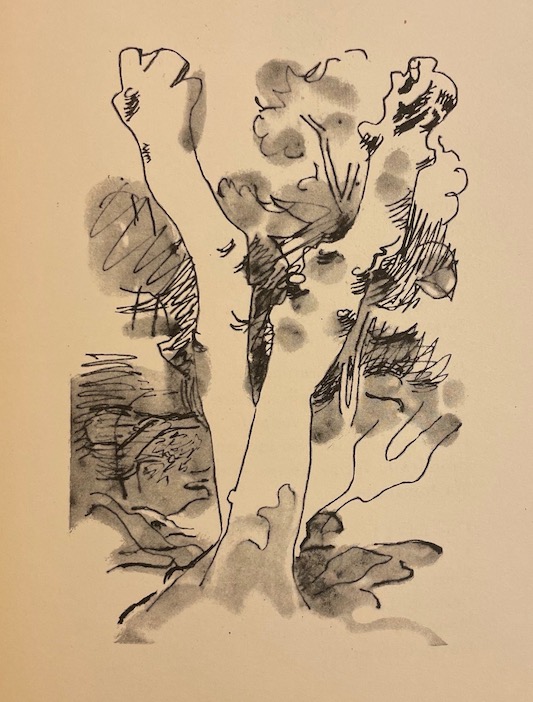 ELUARD (Paul) & BEAUDIN (André) Doubles d'ombre. Poèmes et dessins 1913-1943. Paris, Gallimard, 1945. – Image 6