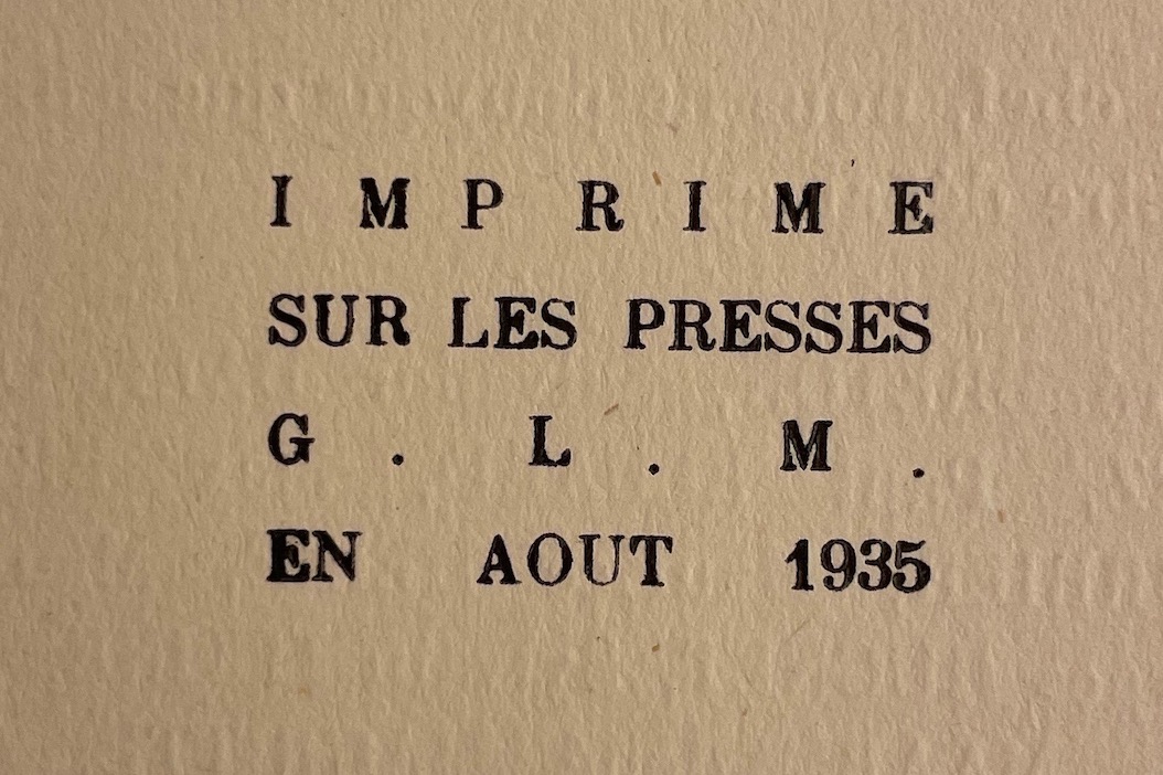 BRETON (André) et al. Du temps que les surréalistes avaient raison. Paris, Editions Surréalistes, 1935. – Image 2