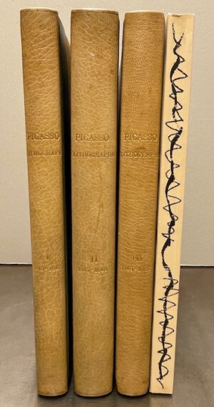 [PICASSO] - MOURLOT (Fernand) Picasso lithographe I - II - III - IV. Monte-Carlo, André Sauret - Editions du Livre, 1949-1964.