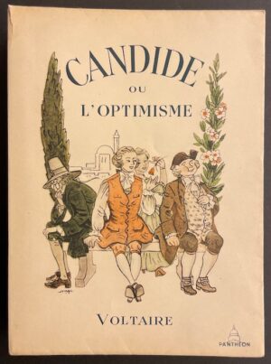 VOLTAIRE Candide ou l'optimisme - suivi de: Micromégas et de Jeannot et Colin. Paris, Ed. du Panthéon (coll. Pastels), 1948.