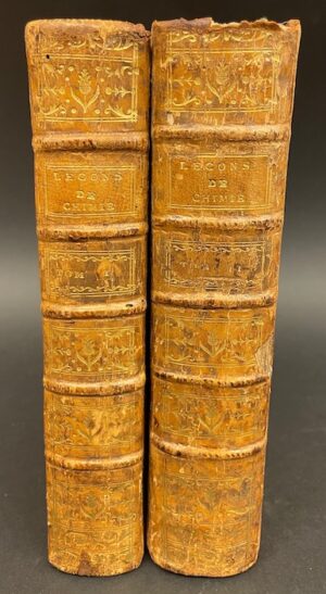 FOURCROY (Antoine-François de) Leçons élémentaires d'Histoire naturelle et de chimie. [...] Paris, Rue et Hôtel Serpente, 1782.