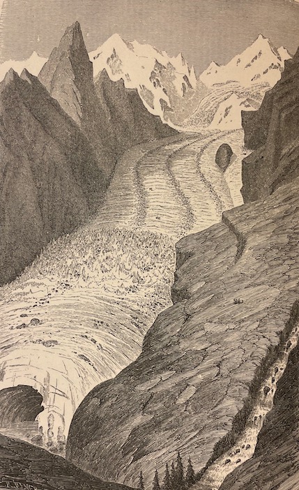 BERLEPSCH (H. A.) Les Alpes. Descriptions et récits. Bâle & Genève, Georg, 1869. – Image 4