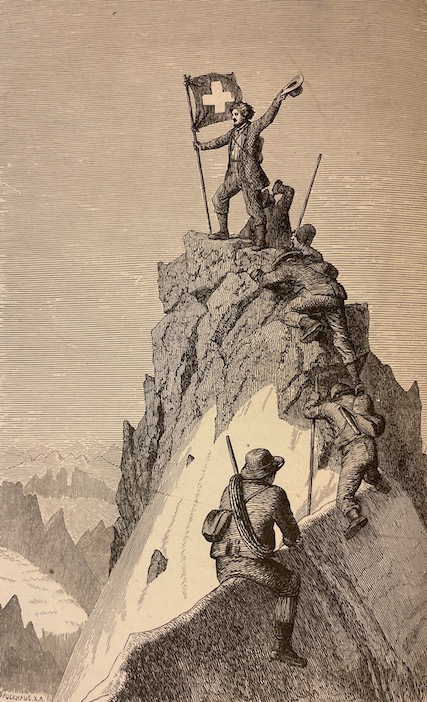 BERLEPSCH (H. A.) Les Alpes. Descriptions et récits. Bâle & Genève, Georg, 1869. – Image 5