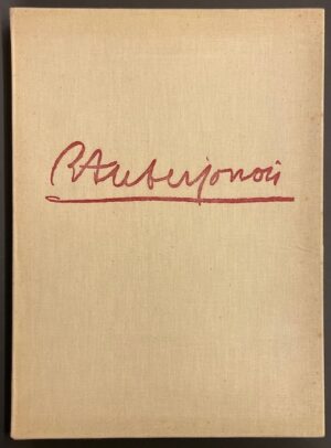 [AUBERJONOIS] - KUENZI (André) René Auberjonois. 12 dessins et 3 aquarelles. Berne, Schüler, 1958.