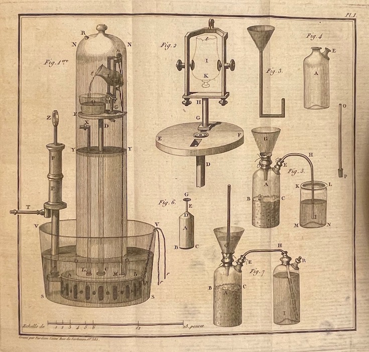 LAVOISIER (Antoine Laurent) Opuscules physiques et chimiques. Paris, Deterville, 1801 (an IX). – Image 3