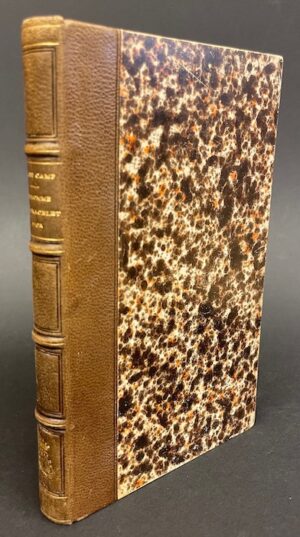 DU CAMP (Maxime) L'homme au bracelet d'or. Paris, Michel Lévy Frères, 1862.