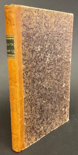 LAMARTINE (Alphonse de) Méditations poétiques. Septième édition. Paris, A la Librairie Grecque-Latine-Allemande - chez Henri Nicolle, 1821.