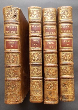 [PUISIEUX (Philippe-Florent de)] Les voyageurs modernes, ou Abrégé de plusieurs voyages faits en Europe, Asie & Afrique… A paris, chez Nyon, Guillyn, Hardy, 1760.