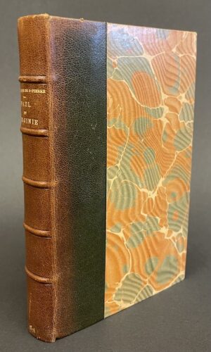 BERNARDIN DE SAINT-PIERRE (Jacques Henri) Paul et Virginie. Paris, Librairie des Bibliophiles - Edition Jouaust, 1878.