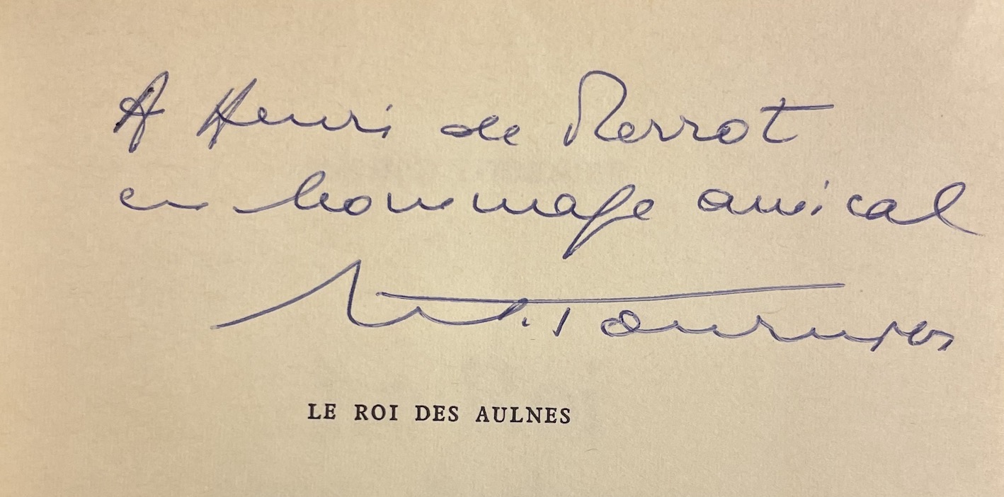 TOURNIER (Michel) Le Roi des Aulnes. Paris, Gallimard (coll. Blanche), 1970. – Image 3