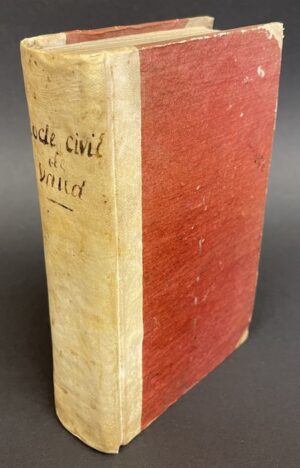 *** Code civil du canton de Vaud, décrété par le Grand-Conseil, le 11 juin 1819. A Lausanne, De l'Imprimerie d'Henri Vincent, 1820.