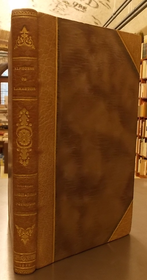 LAMARTINE (Alphonse de) Nouvelles méditions poétiques. Paris, Urbain Canel - Audin, 1823.