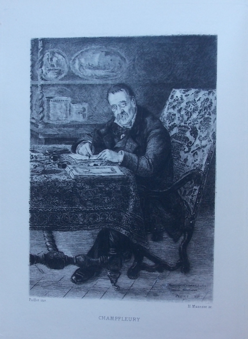 CHAMPFLEURY (Jules Fleury, dit) Contes choisis. Les trouvailles de Monsieur Bretoncel - La sonnette de Monsieur Berloquin - Monsieur Tringle. Paris, Maison Quantin, 1889. – Image 2