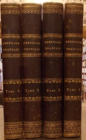 COLLECTIF Paris - Londres. Keepsake français 1837 - 1941. Nouvelles inédites. Paris, Delloye, Desmé et Cie, 1837-1841.