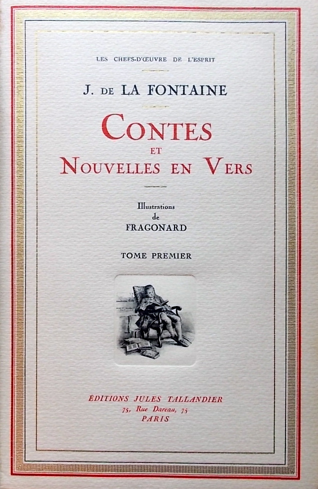 LA FONTAINE (Jean de) Contes et nouvelles en vers. Paris, Jules Tallandier (coll. Les chefs-d'oeuvre de l'esprit), s.d. – Image 2
