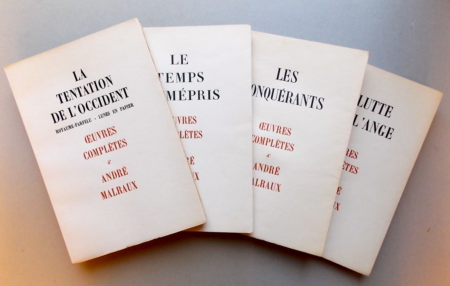 MALRAUX (André) Oeuvres complètes. Genève, Skira, 1945. – Image 2