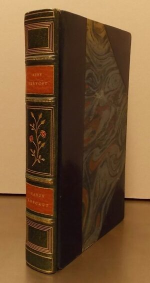 PREVOST (Antoine François, dit l'abbé) Histoire de Manon Lescaut Paris, Alphonse Lemerre, 1878.