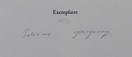 PALEZIEUX (Gérard de) - BONNEFOY (Yves) Dix-neuf sonnets de Petrarque, nouvellement traduits par Yves Bonnefoy. Meaux, Editions de la Revue Conférence, 2005. – Image 4
