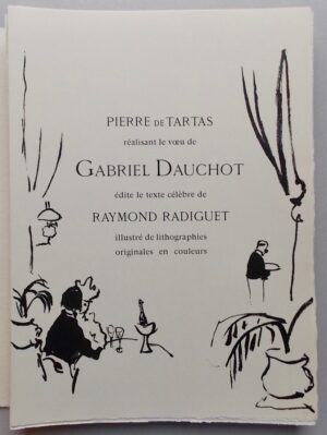 RADIGUET (Raymond) - DAUCHOT (Gabriel) ill. Le diable au corps. Paris, Pierre de Tartas, 1961.
