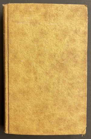 TISSOT (Samuel Auguste André David) L'onanisme. Dissertation sur les maladies produites par la masturbation. A Paris, cher Bossange, Masson  et Besson, An VIII (1800).