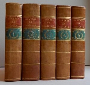 BOILEAU (Nicolas) Oeuvres de Boileau Despreaux, avec les éclaircissements historiques donnés par lui-même, & rédigés par M. Brossette.; [...] A Amsterdam, Chez D. J. Changuion, 1775.