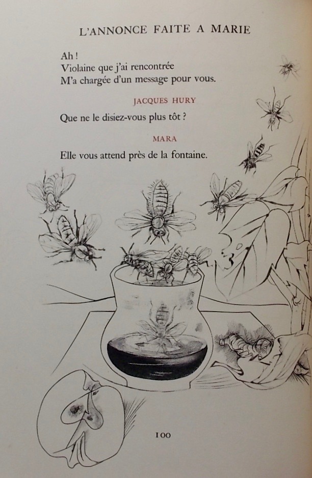 CLAUDEL (Paul) - TREMOIS (Pierre-Yves) L'annonce faite à Marie. Paris, NRF - Gallimard, 1951. – Image 4