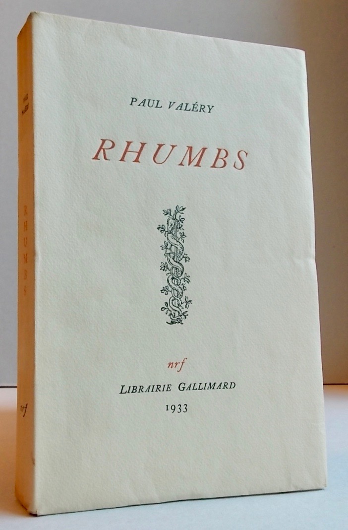 VALERY (Paul) Rhumbs. Paris, Gallimard, 1933. – Image 2