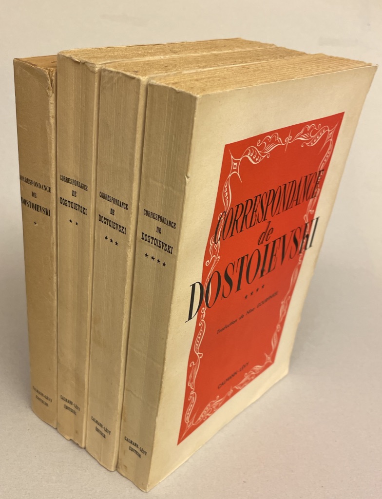DOSTOIEVSKI (Fédor) Correspondance de Dostoievski. Paris, Calmann-Lévy, 1949-1961. – Image 2