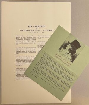 GOYA Y LUCIENTES (Francisco) Los Caprichos. [Les Caprices]. [Paris, Jean de Bonnot, 1970].