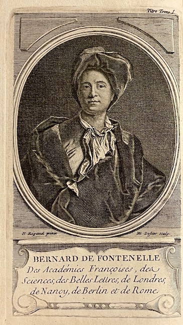 FONTENELLE (Bernard Le Bouyer de) Oeuvres. A Paris, chez les Libraires Associés, 1766. – Image 4