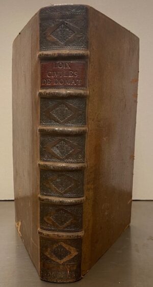 [DOMAT (Jean)] ‪Les loix civiles dans leur ordre naturel: suivies du droit public, &c,‬ A Luxembourg, chez André Chevalier, 1702.