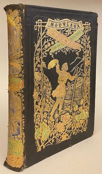 TÖPFFER (Rodolphe) Nouveaux voyages en zigzag, à la Grande Chartreuse, autour du Mont Blanc, dans les vallées d'Herenz, de Zermatt, au Grimsel, à Gênes et à la Corniche. Paris, Garnier Frères, 1858. – Image 7