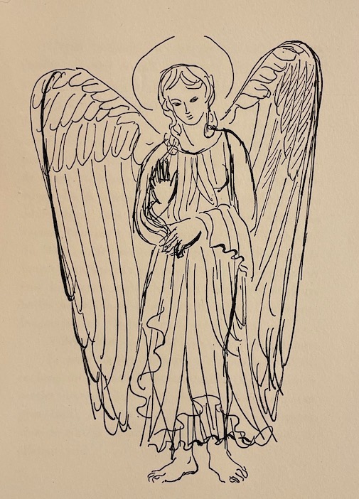 CHABLE (Philippe) Histoire de Joël et de la merveilleuse lumière dorée. Neuchâtel, Messeiller, 1945. – Image 4